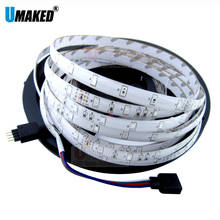 Waterproof LED Strip 3528 SMD DC12V 5M 300led led flexible ribbon tape light White/Warm White/ Blue/Red/RGB decoration free ship 2024 - buy cheap