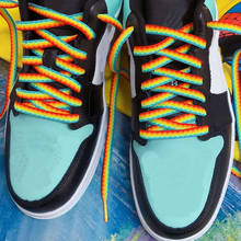 1 pair Casual Athletic men woman ShoeLaces For Shoes Shoelace National flag Rainbow color Sneakers Sports Shoe laces Shoelace 2024 - buy cheap