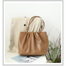 lady elegant soft pu leather black brown beige single shoulder bag for female OL daily brand design commuting crossbody handbag 2024 - buy cheap