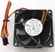 70mm 7cm Computer PC Case Cooling Fan For Everflow r127025dl 7025 DC 12V 0.15a three line fan temperature sensor 2024 - buy cheap