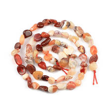 YHBZRET Gravel Shape Red opal Irregular Natural Stone spacer charms beads for Jewelry making bracelet DIY accessories 4~7mm 15'' 2024 - buy cheap