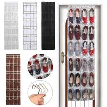 Pockets Shoes Hanger Non-woven Fabric Door Hanging Shoes  12/24 Organizer Storage Rack Space Saving Wall Storage Bag Decor 2024 - buy cheap