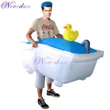 Inflatable Bathtub Costume Adult Kid Fancy Dress Cartoon Toy Festival Party Perform Funny Baseball Inflatable Costume 2024 - buy cheap