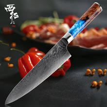 XITUO 8 Inch Chef Knife Damascus VG10 Steel Japanese Kitchen Knife Sharp Slicing Cleaver Vegetable Santoku Knife Cooking Tool 2024 - buy cheap