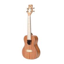 23 дюйма 6 струн Ukelele с сумкой, профессиональная мини-гитара из красного дерева, гавайская маленькая гитара, 4 струны, музыкальные инструменты в подарок 2024 - купить недорого