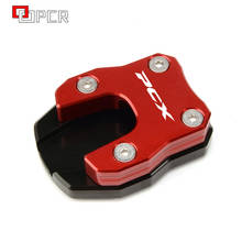 Motorcycle CNC Side stand extension Kickstand Plate Pad For HONDA PCX 125 PCX 150 PCX125 PCX150 2018 2019 2024 - buy cheap