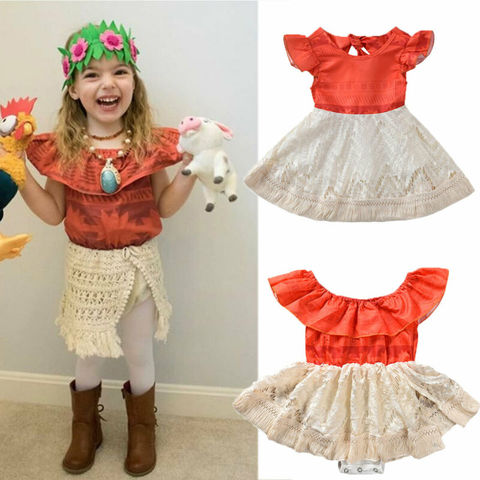 Us Toddler Baby Girl Moana Costume Polynesian Princess Fancy Dress Sundress Tops Buy Cheap In An Online Store With Delivery Price Comparison Specifications Photos And Customer Reviews