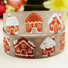 7/8'' 22mm,1" 25mm,1-1/2" 38mm,3" 75mm Christmas printed Grosgrain Ribbon party decoration 10 Yards X-02702 2024 - buy cheap