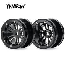 YEAHRUN 1/4pcs Toy Car Metal 2.2 inch Beadlock Wheel Hubs Rims for Axial Wraith 90018 1/10 RC Crawler Model Cars Upgrade Parts 2024 - buy cheap