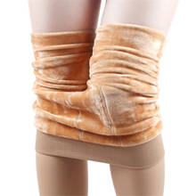 Leggings quentes plus size feminino, calça legging de alta elasticidade para mulheres outono inverno 2020 2024 - compre barato
