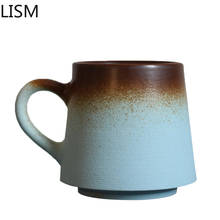 Creative Retro Ceramic Mug with Spoon Japanese Coffee Mug Couple Cup Water Bottle Milk Coffee Cup Travel Mug Christmas Mugs 2020 2024 - buy cheap