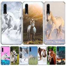 Unicorn white horse in the clouds Phone Case For Huawei P30 Lite P10 P20 P40 P50 Cover Mate 40 Pro 10 20 30 Capa Coque Shell 2024 - buy cheap