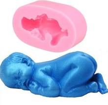 3D Baby Shape Silicone Mold Sugar Mold Chocolate Mold Fondant Cake Decorating Tool 2024 - buy cheap