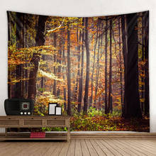 Maples Tapestry Fallen Leaves Bohemian Wall Hanging Dream Hanging Cloth Mandala Printed Tapestry Living Room Bedroom Home Decor 2024 - buy cheap