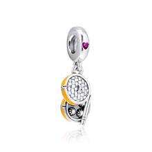 Apto para pulsera Pandora auténtica Plata de Ley 925 Original chino Bao Dangle Charm Beads para la fabricación de joyas regalo para mujeres 2024 - compra barato