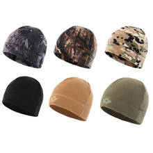 56-60cm Outdoor Training Camouflage Thermal Windproof Fleece Hat Men Winter Cycling Camping Hunting Thick Warm Army Tactical Cap 2024 - buy cheap