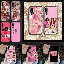 Funda de teléfono Mean Girl para Huawei P Mate P10 P20 P30 P40 10 20 Smart Z Pro Lite 2019, parachoques artístico negro, 3D, tendencia 2024 - compra barato