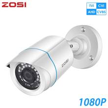 ZOSI 1080P Surveillance Video 2MP TVI CVI CVBS Security Camera IR-Cut Waterproof Outdoor Indoor for CCTV System DVR Recorder Kit 2024 - купить недорого