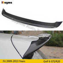 OSIR Estilo Fibra de Carbono roof spoiler asa Para VW Golf VI GTI & R20 CF aerofólio traseiro Do Carro 2009 -2013 só se encaixam MK6 GTI & R20 2024 - compre barato