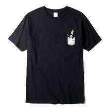 XIN YI Мужская футболка высокого качества, 100% хлопок, крутая футболка, модная удобная повседневная футболка, мужские Забавные футболки для мужчин, футболки 2024 - купить недорого