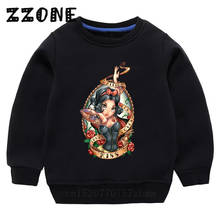 Kids Autumn Cotton  Europe Pop Cartoon Princess Sweatshirts  Baby Pullover Tops Girls Winter Children Hoodies Clothes,KYT5300 2024 - buy cheap