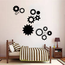 Creative  Wheel gear Vinyl Decals Wall Stickers Waterproof Wall Decals Wall Decoration Murals naklejki na sciane 2024 - buy cheap