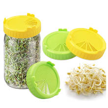 Seed Sprouter Sprouting Cover Sprouting Strainer Mason Cans With Lid Sprouting Net Cover Sprouts Strainer Gardening Tools 2024 - buy cheap