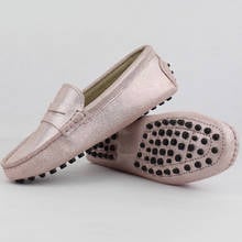 2022 New Arrival Casual Women shoes Genuine Leather Women Loafers Moccasins Fashion Slip On Women Flats Shoes 2024 - buy cheap