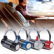 Coded Lock 4/5 Digit Password Safety Lock Wide Shackle Combination Padlock Combination Travel Security Safely Code Lock New 2024 - buy cheap
