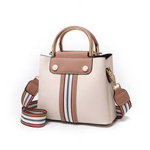 Female PU Leather Small Bag 2021 Designer Shoulder Handbag Simple Messenger Bag 2024 - buy cheap