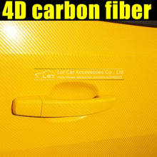Filme vinílico em fibra de carbono brilhante, filme 4d de vinil em fibra de carbono colorido, wrapping amento automático, adesivo em vinil 2024 - compre barato