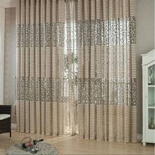 1pcs Luxurious Balcony Drape Panel Sheer Curtain Tulle Door Window Scarf Valances Living Room Bedroom Curtain Home Decoration 2024 - buy cheap