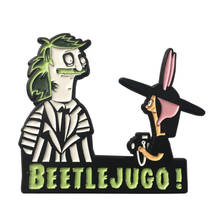 Значок жука Jugo, эмалированная брошь Боба и Линды 2024 - купить недорого
