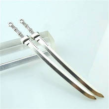 1pcs Antique Silver Color Long Sword Charms Pendant For Jewelry Making Bracelet Vintage Accessories 2024 - buy cheap