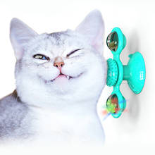 Brinquedo giratório para gatos, brinquedo interativo de mastigar com catnip, arranhar, bolas de brinquedo para gatos 2024 - compre barato
