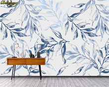 beibehang Custom 3d Wallpaper Mural Nordic Fashion Southeast Asia Banana Leaf Decorative Background Wall papel de pared 2024 - buy cheap