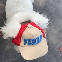 Pet Dog Hat Sun Cap Adjustable Sports Hat Visor Caps Pet Baseball With Ears Holes And Chin Strap Dogs And Cats Seat-Belt Buckles 2024 - buy cheap