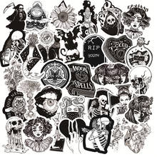 Black White Graffiti Stickers Car Motorcycle Travel Luggage Guitar Skateboard Cool Sticker Toy decal, 10 30 2024 - buy cheap