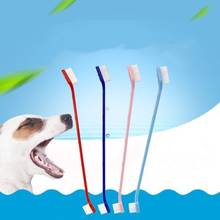 Escova de dentes para animais de estimação, escova de dentes para limpeza de animais de estimação, escova de dentes em bastão, suprimentos para animais de estimação 2024 - compre barato