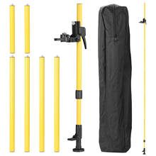 Max 4.2m Height Adjustable Line Leveler Stand Bar Telescopic Pole Bracket 1/4'' Thread Lift Extend Holder for Laser Level 2024 - buy cheap