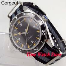 41mm corgeut Miyota 8215 5ATM Automatic wrist men's watch black dial Sapphire glass Super luminous ceramic bezel  DE87 2024 - buy cheap