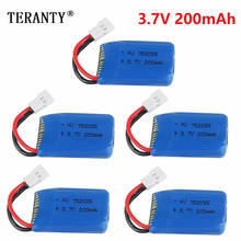5Pcs 3.7V 200mAh Lipo Battery for Syma X4 X11 X13 Remote Control Helicopter 3.7V lithium battery Aircraft model 752025 2024 - buy cheap