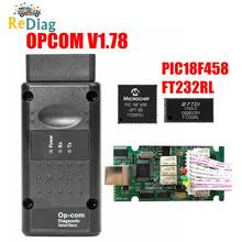 Herramienta de diagnóstico OPCOM V1.99, V1.95, V1.78, V1.70, V1.65, V1.59, para Opel, PIC18F458 FTDI y Chip, relé NEC, OP-COM, 120309A, gran oferta 2024 - compra barato