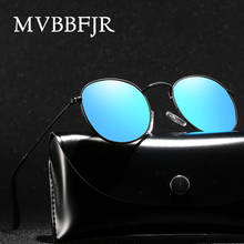 MVBBFJR-gafas de sol polarizadas ovaladas para mujer, lentes de sol polarizadas a la moda, clásicas, de Metal, Retro, Vintage, UV400 2024 - compra barato