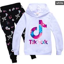 Boys Girls Clothes 2021 Spring Autumn Toddler Letter Printing Hoodie Tops + Pants 2Pcs Outfits Teenager's clothes Suit 2-16Year 2024 - buy cheap