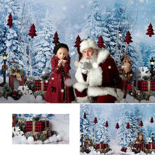 Christmas Winter Snow Photography Backdrops Snowflake Christmas Pine Tree Decor Photographic Studio Photo Gift Backgrounds Props 2024 - buy cheap
