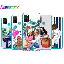 Capa transparente pai mãe menina do bebê para honra v30 vista 20 v20 30i 30s 30 20s 20e 20i 20 lite pro mais caso de telefone 2024 - compre barato