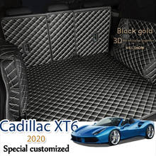 Alfombrillas de cuero personalizadas para maletero de coche, tapete para Cadillac XT6 2020, 7 asientos, bandeja, barro 2024 - compra barato