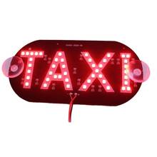 Luz led de para-brisa de frontwindshield, luz para carro, alto brilho, serviço de táxi, acessórios, luzes para carro 2024 - compre barato
