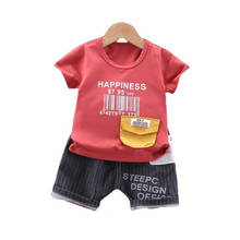 New Summer Baby Girl Clothes Boys Cotton T-Shirt Shorts 2Pcs/Set Toddler Fashion Sport Costume Children Clothing Kids Tracksuits 2024 - buy cheap